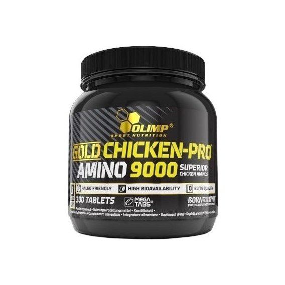 Амінокомплекс для спорту Olimp Nutrition Gold Chicken-Pro Amino 9000 Mega Tabs 300 Tabs