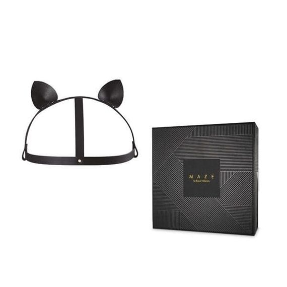 Ушки кошечки Bijoux Indiscrets MAZE Cat Ears Headpiece Черные One Size | Зображення 5