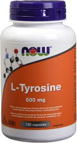 L-тирозин NOW L-Tyrosine 500 mg 120 caps