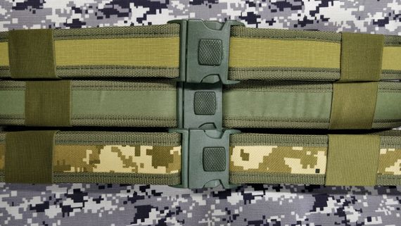 Армейский ремень тактический прочный брючный пояс для ЗСУ регулируемый | Зображення 2