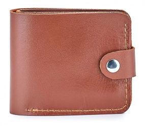 Шкіряний біфолд Skin and Skin 11.5х9.5 см Коньячний (SW01CO)