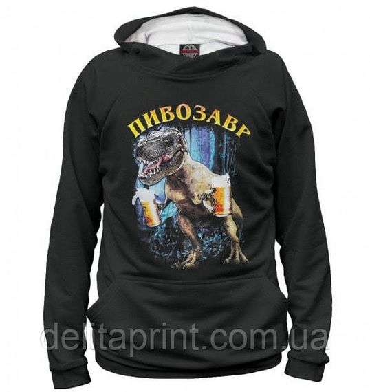 Худі з принтом "Півпозавр" | Зображення 1