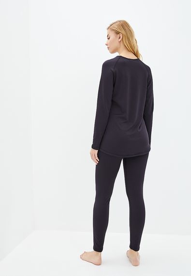 Комплект термобілизни жіночої чорного кольору, 2XL | Зображення 1