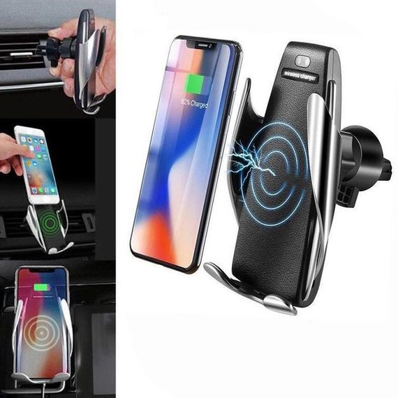 Автомобильный держатель с беспроводной зарядкой Smart TX-180 Sensor S5 | Зображення 4
