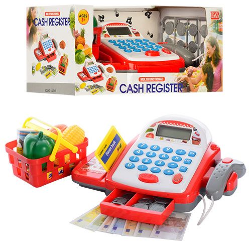 Касовий апарат 6300, калькулятор, сканер, звук, світло, продукти, монети, в коробці (6966576051843) | Зображення 1