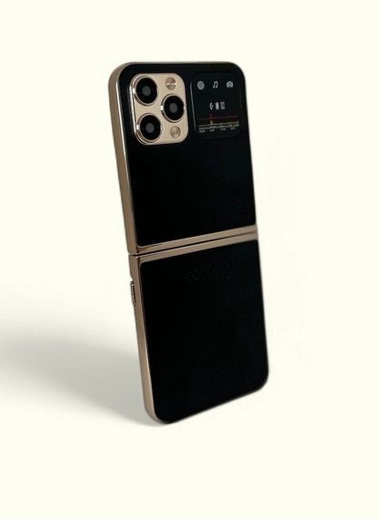 Кнопковий мобільний телефон розкладачка AIEK I16 Max на 4 сім карти Black | Зображення 7