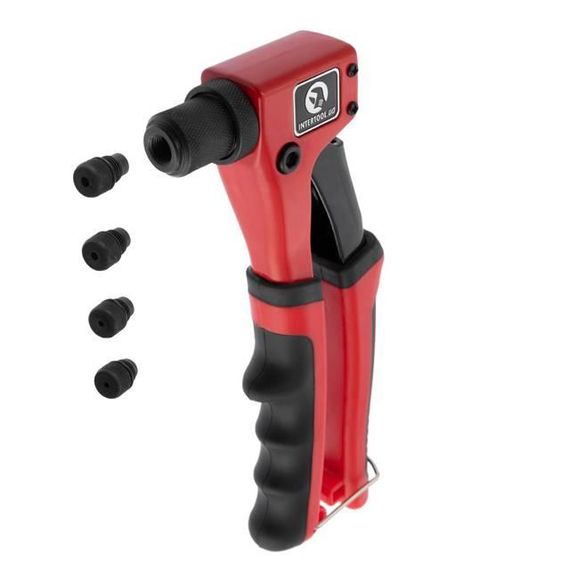 Пістолет заклепувальний ручний 215 мм, діаметр застосовуваної заклепки 2.4; 3.2; 4; 4.8 мм INTERTOOL RT-00141 | Зображення 5