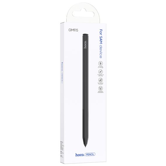 Стілус Hoco GM115 Smart for Galaxy/Lenovo/Asus/Dell Black | Зображення 1