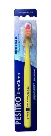 Зубна щітка Pesitro 10680 UltraClean Ideal жовта