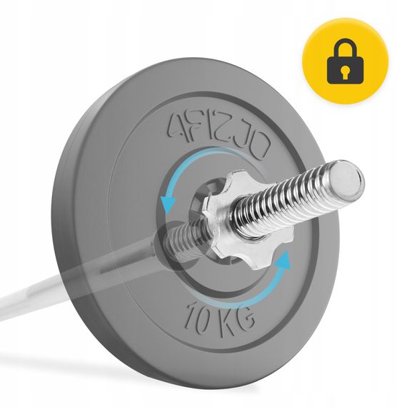 Гриф для штанги прямий 4FIZJO 150 см 25 мм (P-5905973401142) | Зображення 8