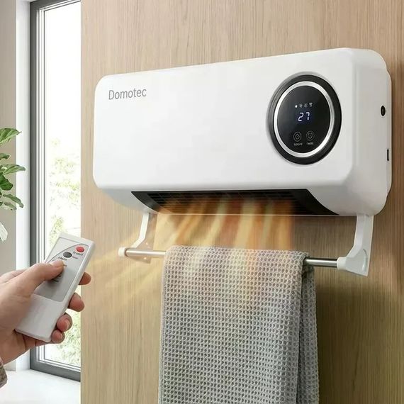 Настенный тепловентилятор DOMOTEC MS-5963 2000 Вт белый | Зображення 3