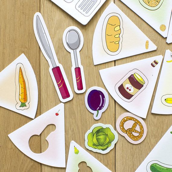 Навчальні пазли. Вивчаємо продукти харчування. Iq-club для малюків (р) 13152043 | Зображення 4