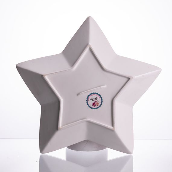 Сервірувальне новорічне блюдо для закусок Christmas 25,5 (см) з порцеляни HP-SDHK-19 | Зображення 1