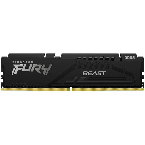 Модуль пам'яті для комп'ютера DDR5 32GB 5600 MHz Beast Black Kingston Fury (ex.HyperX) (KF556C40BB-32) | Зображення 1
