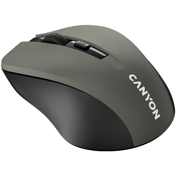 Мышь компьютерная безпроводная Canyon CNE-CMSW1G Gray серая | Зображення 1