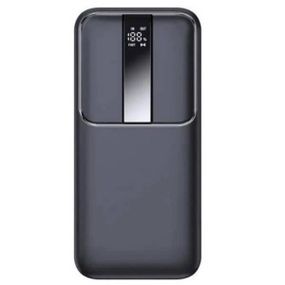 Power bank на два выхода с дисплеем с быстрой зарядкой 20000 mAh INKAX PBQ-07 Черный