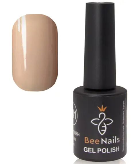 Гель-лак для нігтів Bee Nails 113 (тілесний) 8мл | Зображення 1