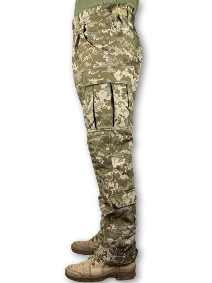 Тактичні штани Soft Shell з наколінниками "Піхота", Піксель |Розмір: 50/4 | Зображення 3