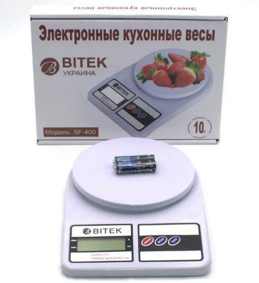 Ваги електронні ВІТЕК SF-400 настільні ваги для зважування продуктів до 10 кг | Зображення 2