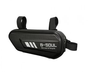 Велосипедная сумка на раму B-Soul черная (BAO-010)