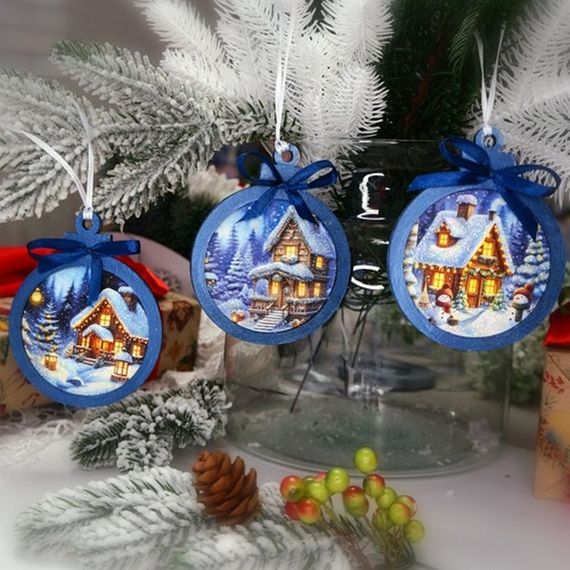 Творчий набір для створення 3-х ялинкових прикрас "Fairytale Christmas" FDCKW-051 | Зображення 3