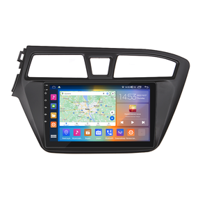 Штатна магнітола 9" Lesko для Hyundai i20 II 2014-2018 2/32Gb CarPlay 4G Wi-Fi GPS Prime 8 ядер охлаждение