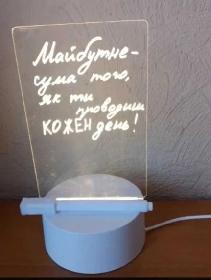 Ночник планер светодиодный  Plutus-Quinn, планшет для рисования | Зображення 3