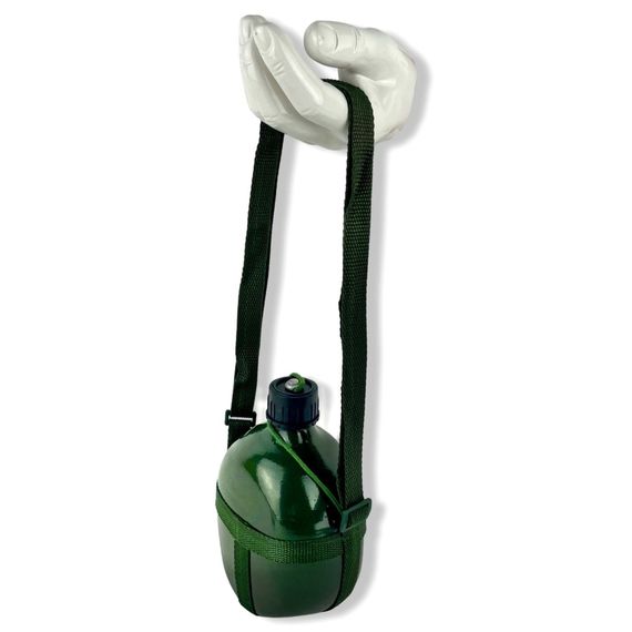 Фляга V-1л з ременем Олива | Зображення 3