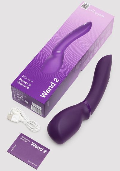 Смарт-Микрофон вибромассажер We-Vibe Wand 2, фиолетовый Sex Aura | Зображення 6