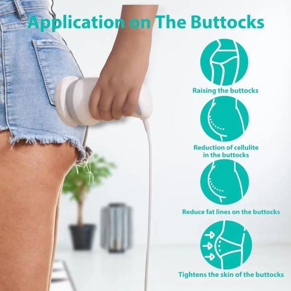 Антицелюлітний електричний масажер Body Massager PL-669PRO з 6 подушечками для живота, сідниць і ніг | Зображення 4