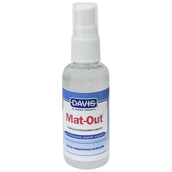 Спрей від ковтунів для собак так котів Davis Mat-Out, 50 мл
