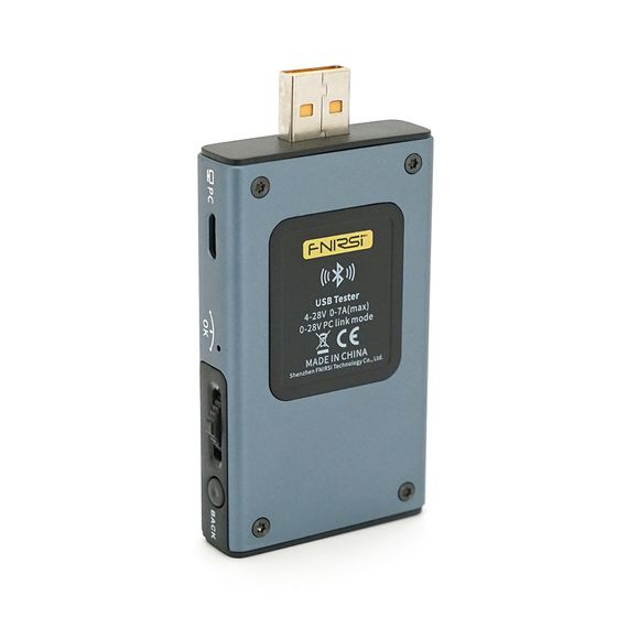 USB тестер Fnirsi FNB58 напруги (4-28V) та струму (0-7A), Bluetooth, Box | Зображення 6