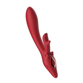 Hi-tech вібратор Vibrator silicone 2*8 Red Sex Aura