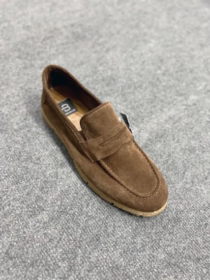 Чоловічі лофери Luciano Bellini 687 коричневий замш 42 розмір | Зображення 6