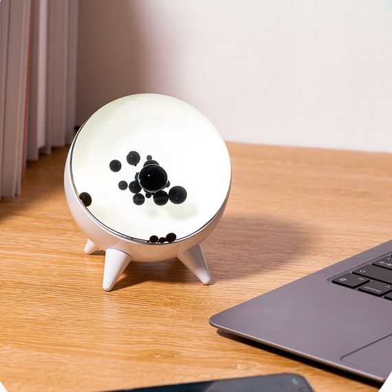 Музична ритмічна декоративна лампа CLT-002 з ферорідиною White | Зображення 1