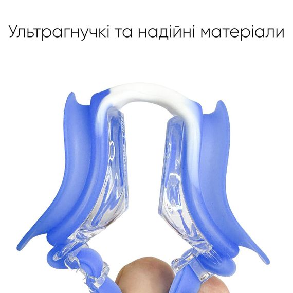 Дитячі окуляри для плавання Renvo Apure Anti-fog JR Синій OSFM (1SG100-0403) | Зображення 2
