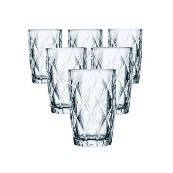 Набір склянок для напоїв 6 шт. з товстого скла 400 мл склянки для холодних напоїв HP-YH-63