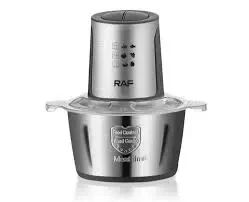 Блендер Raf Food Processor R7019 кухонний подрібнювач 250W металева чаша на 2 л чоппер | Зображення 2