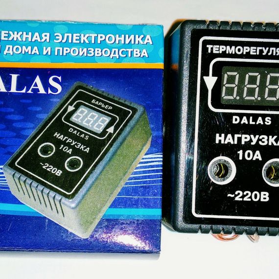 Терморегулятор Dalas (побутовий, інкубаторний) 10А, 220В. | Зображення 1