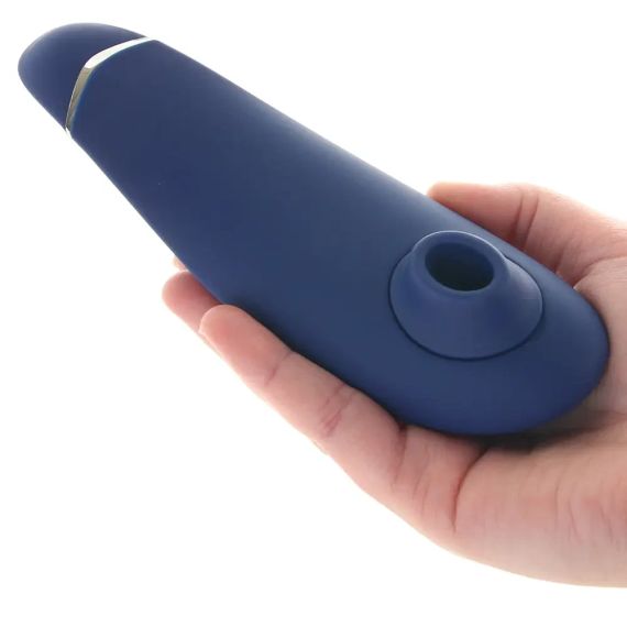 Вакуумний кліторальний стимулятор Womanizer Premium 2 Blueberry Sex Aura | Зображення 3