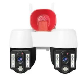 Высокопроизводительная камера видеонаблюдения с двумя направлениями движения, WIFI, горизонтальное вращение на 360° и вертикальное на 90°, водонепроницаемая, ночное видение, датчик движения,4M, x10, V