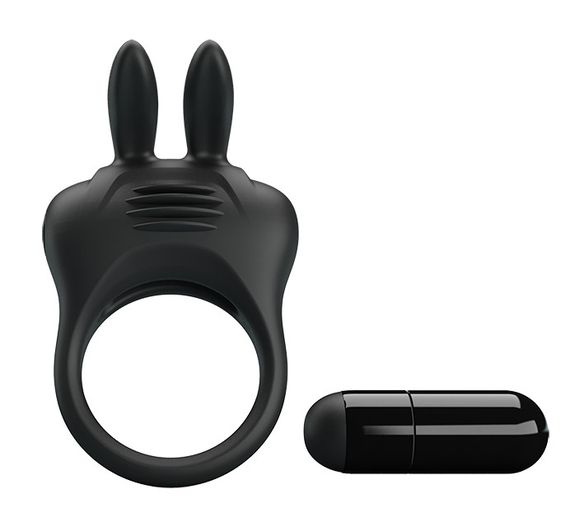 Кільце ерекційне серії Pretty - DAVION Silicone Vibration, BI-210264 Sex Aura | Зображення 1