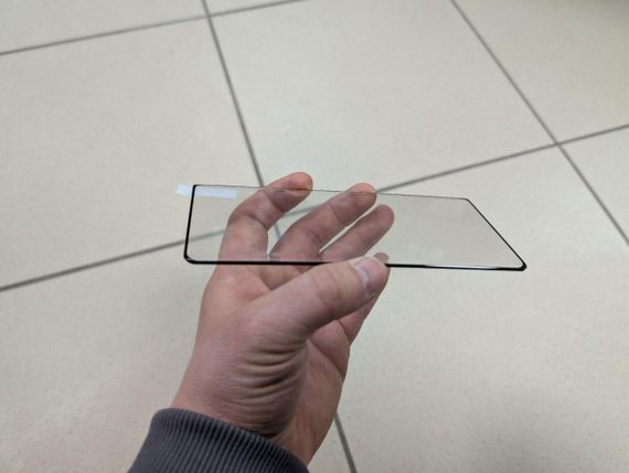 Захисне скло для Google Pixel 6 Pro / Гугл Піксель 6 Про, G-Rhino, повне покриття, 5D, чорна рамка | Зображення 2