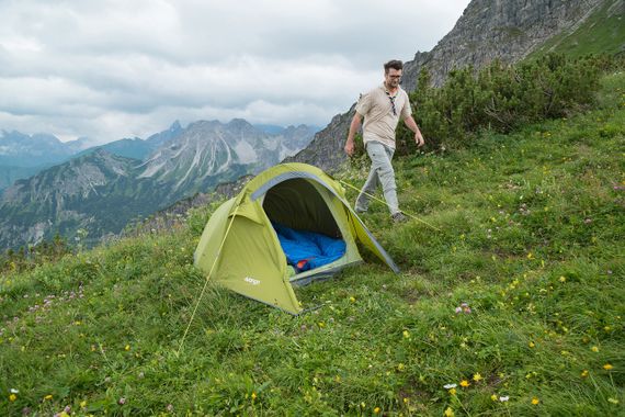 Намет Vango Soul 200 Treetops Палатка двомісна зелена на природу Палатка для пари для відпочинку компактна | Зображення 8