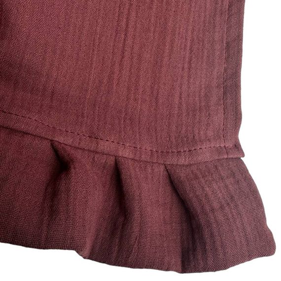 Раннер SoundSleep Muslin Burgundy 40х180 см с рюшами (94331929) | Зображення 4