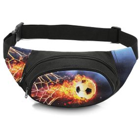 Сумка-бананка дитяча з принтом Футбол поясна сумка для хлопчика (4659)