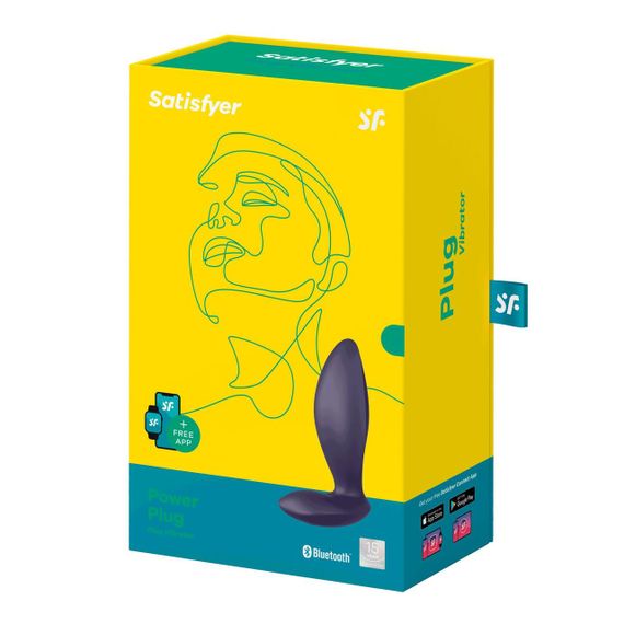 Анальна вібропробка Satisfyer Power Plug силіконова водонепроникна іграшка для яскравих відчуттів | Зображення 7