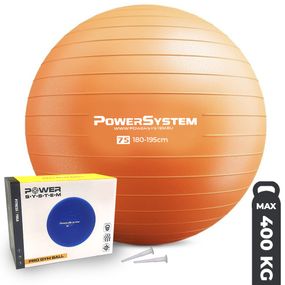 М'яч для фітнесу (фітбол) Power System PS-4013 Ø75 cm PRO Gymball Orange
