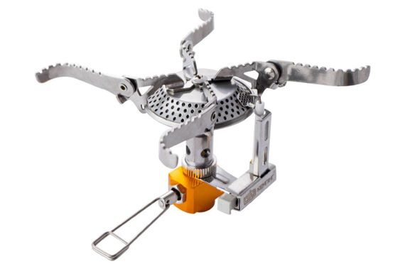 Портативная газовая горелка для кемпинга Мини складная с пьезоподжигом 70*58*81мм СИЛА | Зображення 2