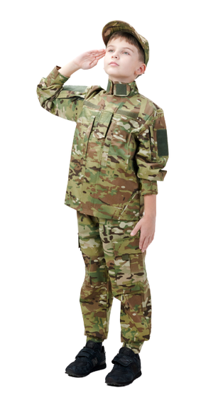 Військова форма ЗСУ дитяча ARMY KIDS камуфляж Мультикам | Зображення 3